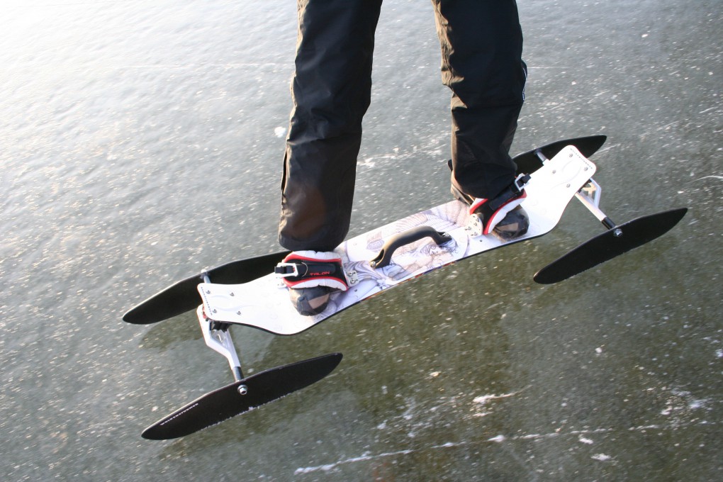 Mountainboard eissurfen