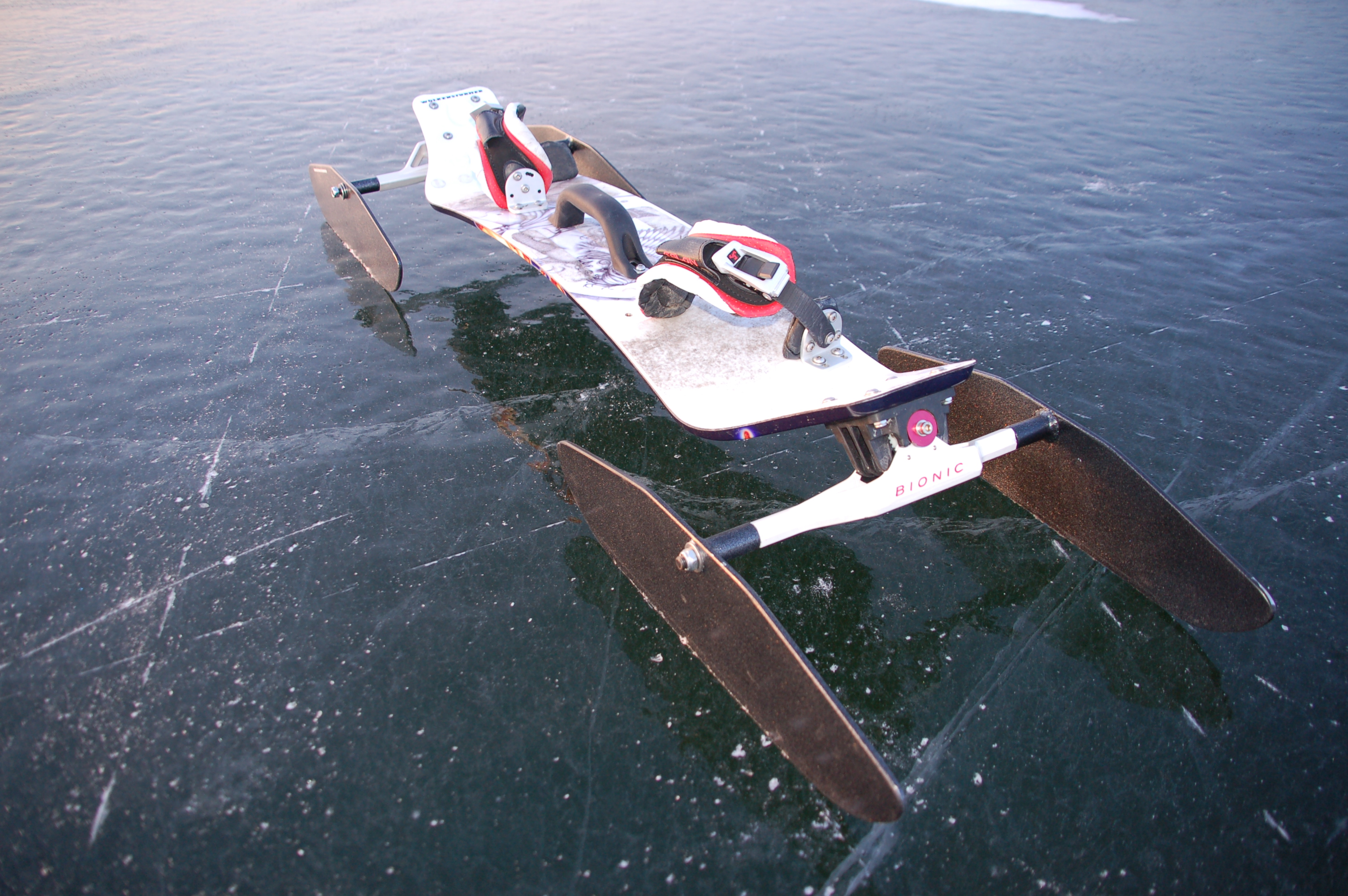 Mountaianboard mit Kufen/Iceblade